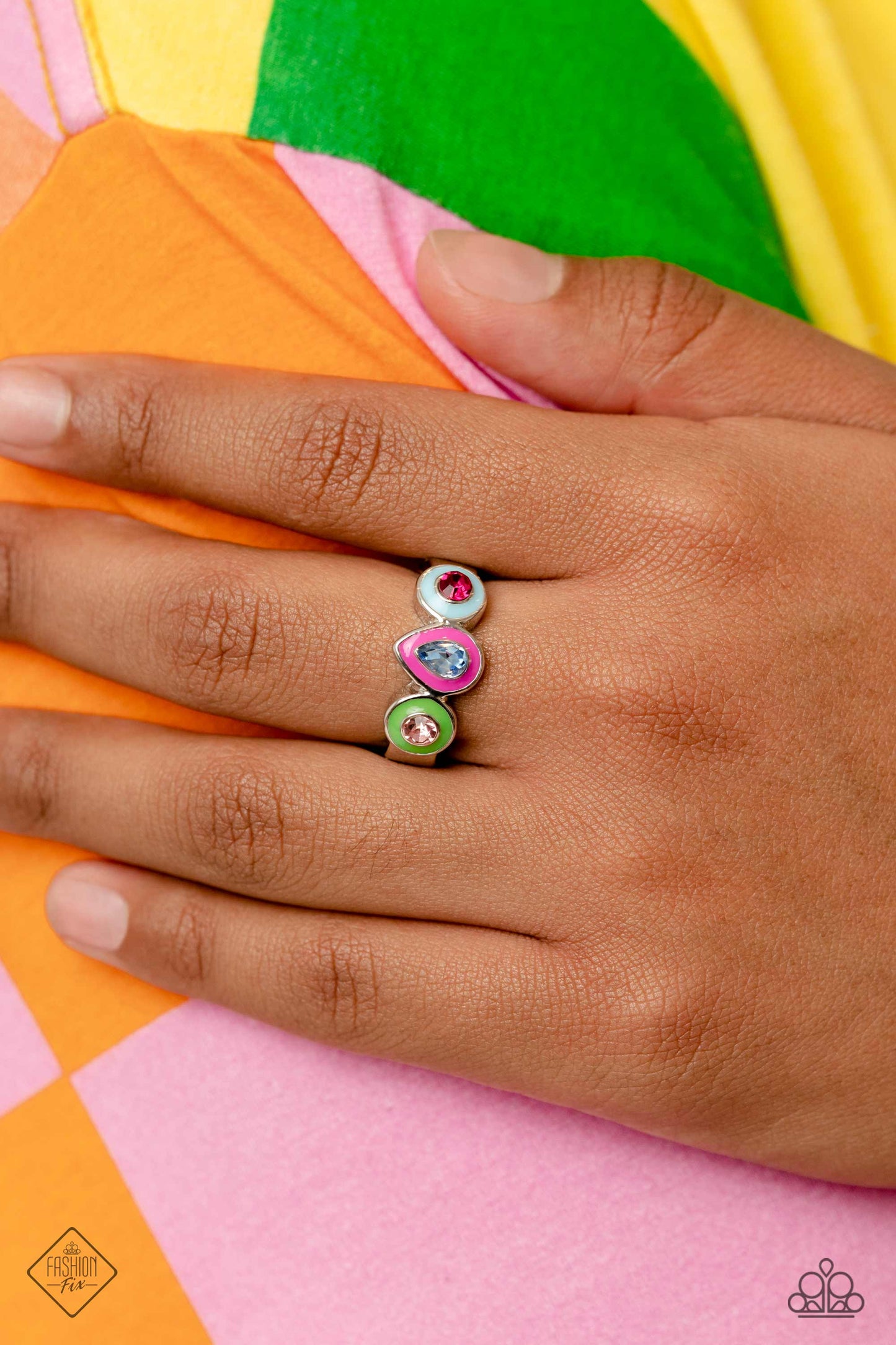 Sunset Sightings - Trend Blend - Colorful Jewelry Set - Paparazzi Accessories Bejeweled Accessories By Kristie