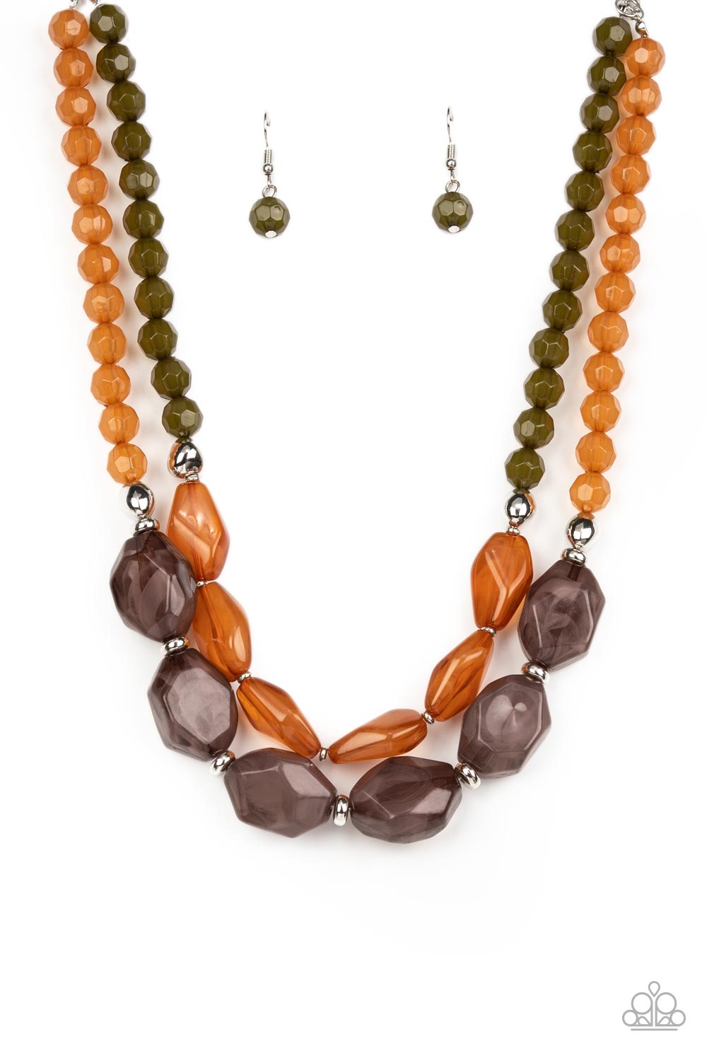 Tropical Trove - Multi Color Necklace - Paparazzi Accessories Bejeweled Accessories By Kristie