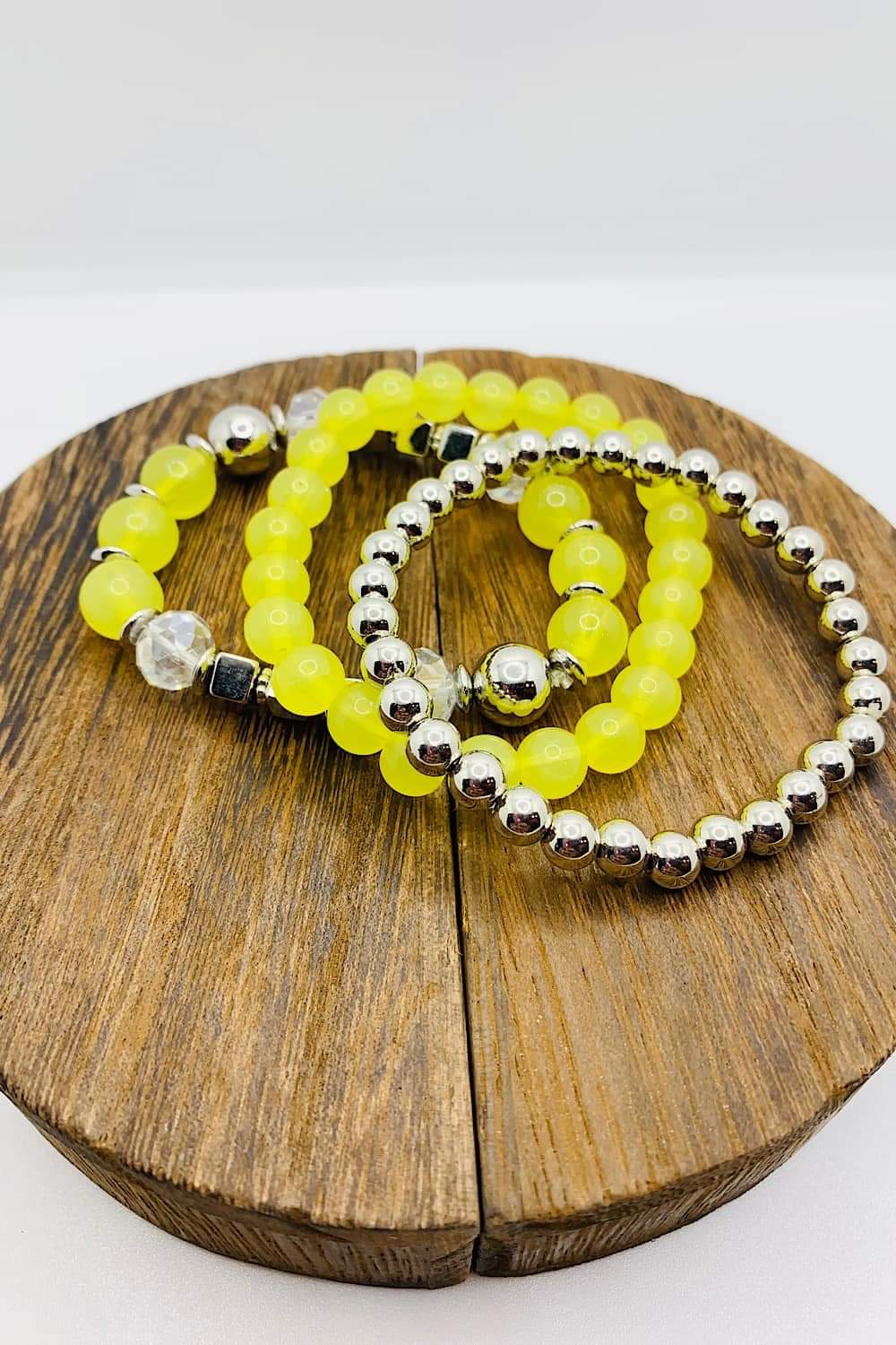Cube Your Enthusiasm - Yellow Bracelet - Paparazzi Accessories Bejeweled Accessories By Kristie