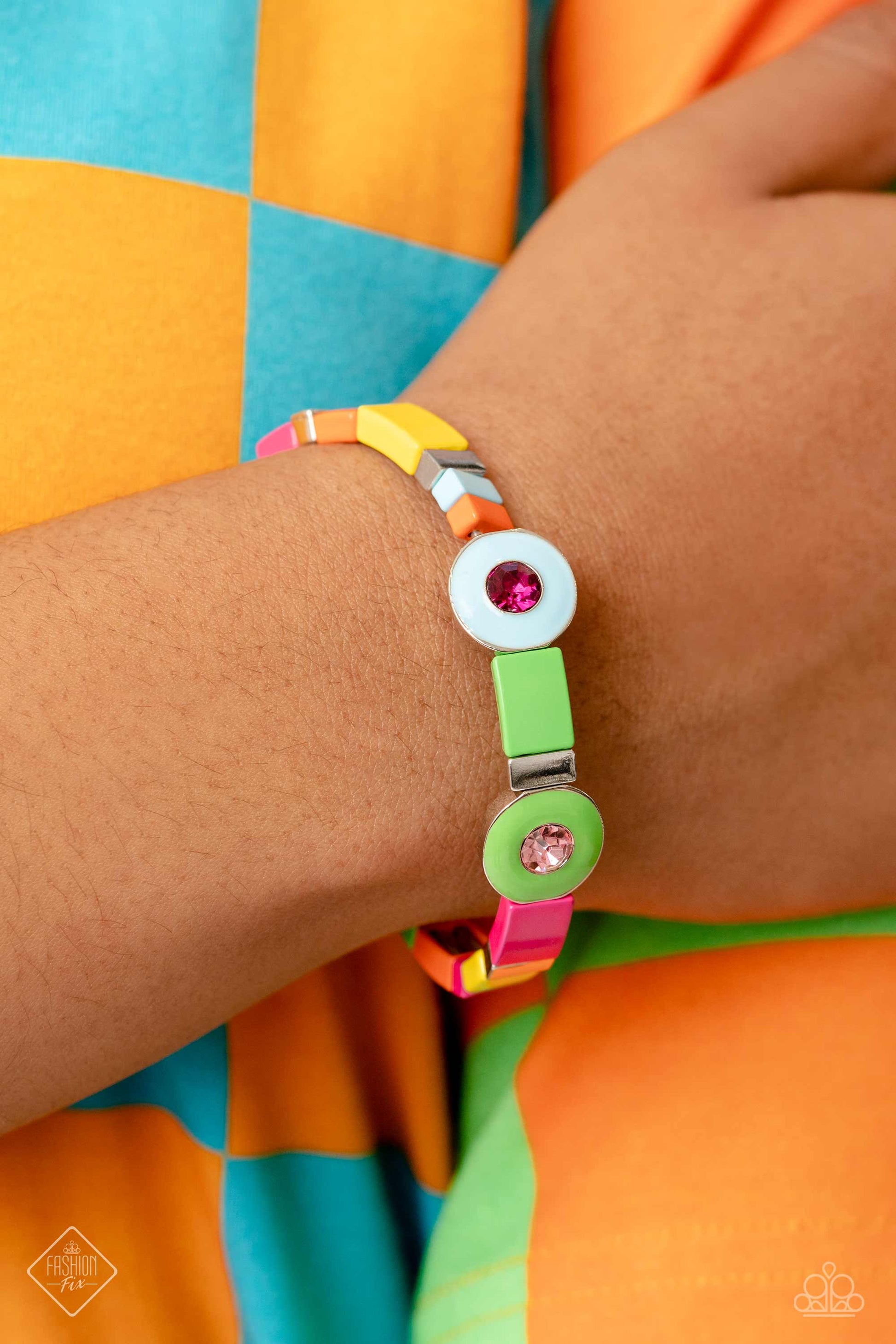 Sunset Sightings - Trend Blend - Colorful Jewelry Set - Paparazzi Accessories Bejeweled Accessories By Kristie