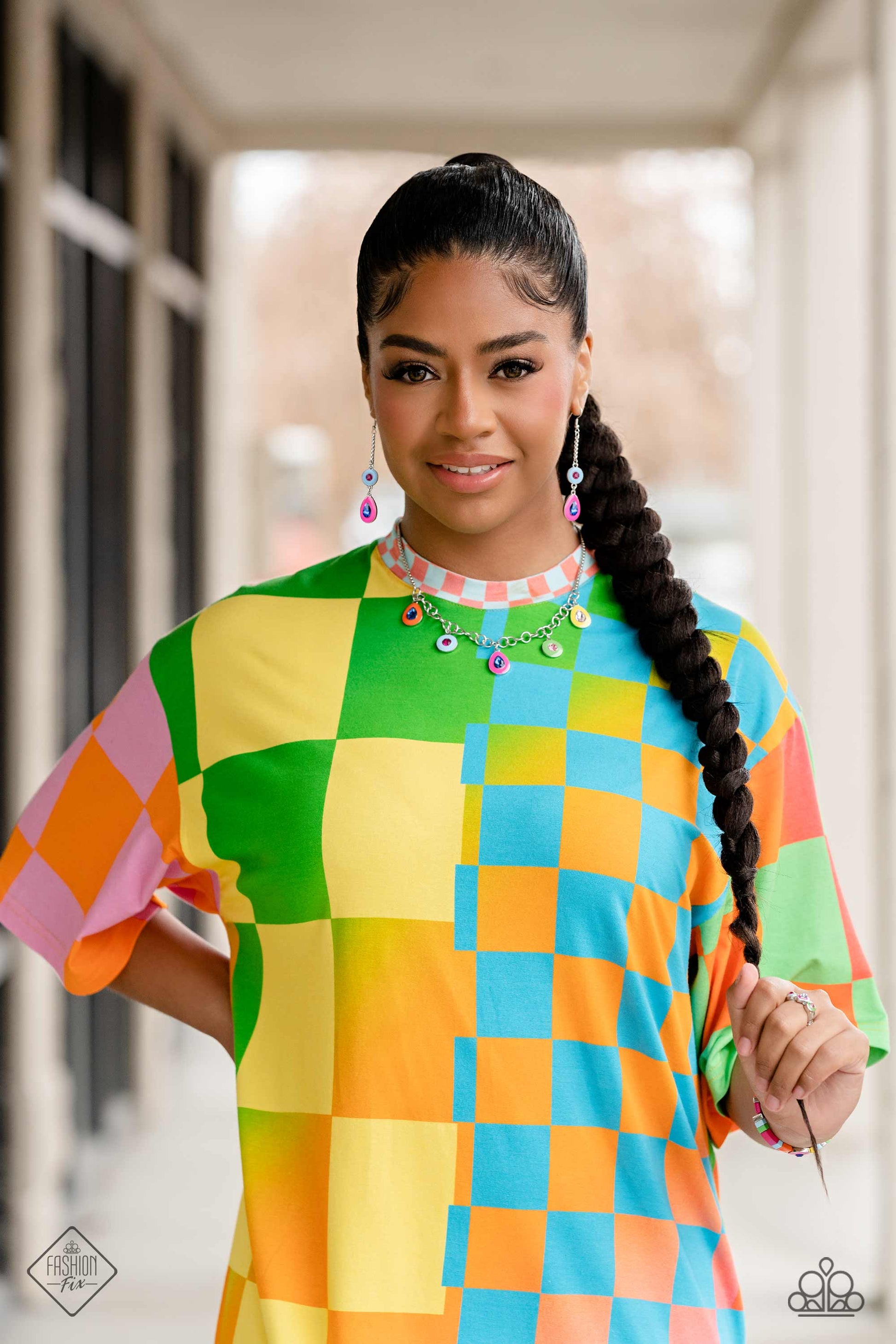 Sunset Sightings - Trend Blend - Colorful Jewelry Set - Paparazzi Accessories Bejeweled Accessories By Kristie
