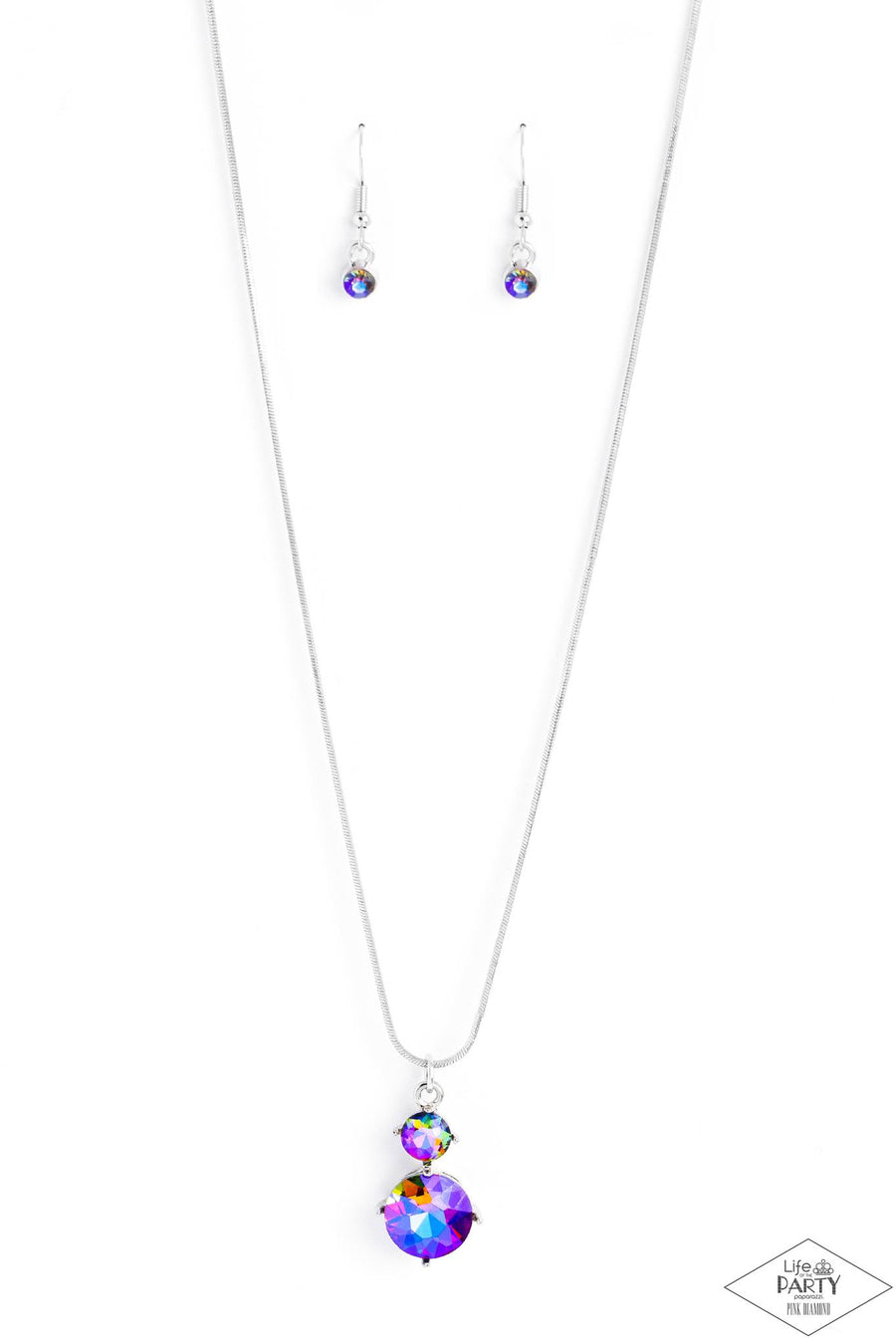 Top Dollar Diva - Multi Color Necklace - Paparazzi Accessories Bejeweled Accessories By Kristie
