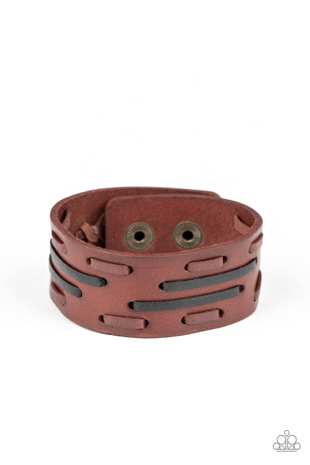 Personalised Mens Woven Leather Bracelet  Lisa Angel