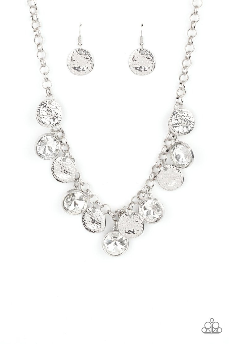 White gem necklace hotsell